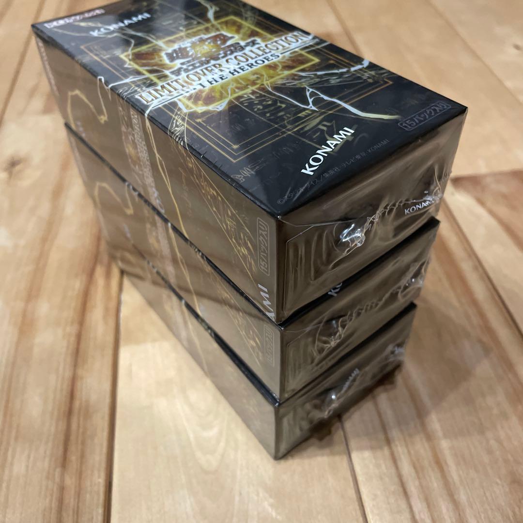 遊戯王 リミットオーバーコレクション 未開封BOX 3BOX シュリンク付き