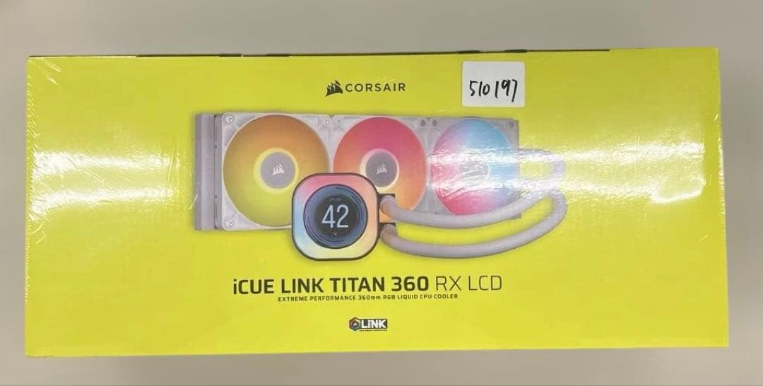 510197 CORSAIR iCUE LINK TITAN 360ラジエーター Amazon | CORSAIR iCUE LINK TITAN 360ラジエーター RX ARGBケース