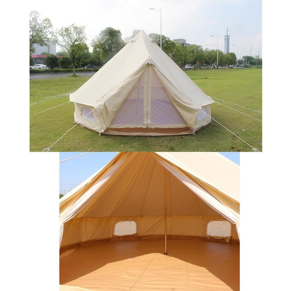 ⑮ ベルテント コットンテント ワンポールテント フロアシート脱着可 3