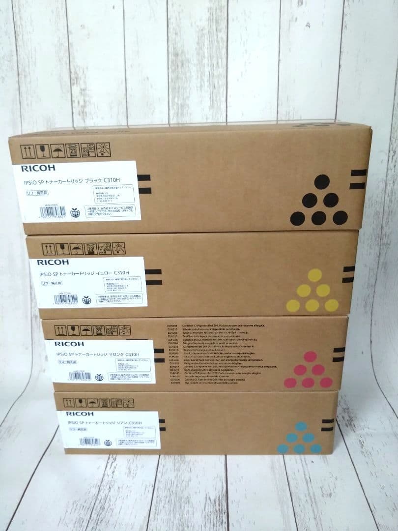 【純正品・新品未開封】RICOH C310H トナーカートリッジ 4色セット 2614494065.jpg?1750472199