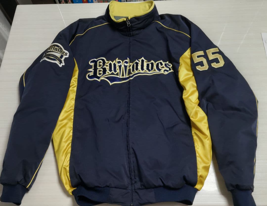 ［期間値下］オリックスバファローズ　55　T-岡田　ミズノプロ　グラウンドコート オリックスバファローズ ＃55 T-岡田 ミズノプロ グラウンドコート NPB