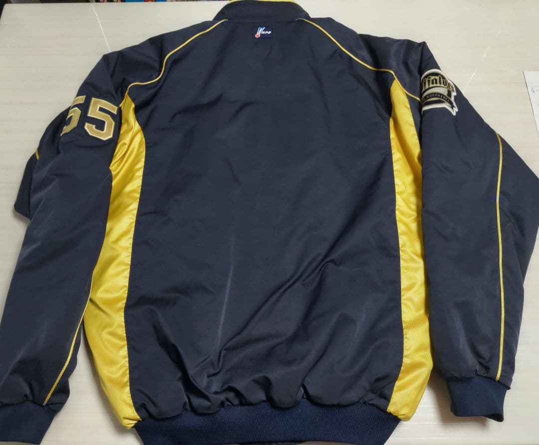 オリックスバファローズ ＃55 T-岡田 ミズノプロ グラウンドコート NPB