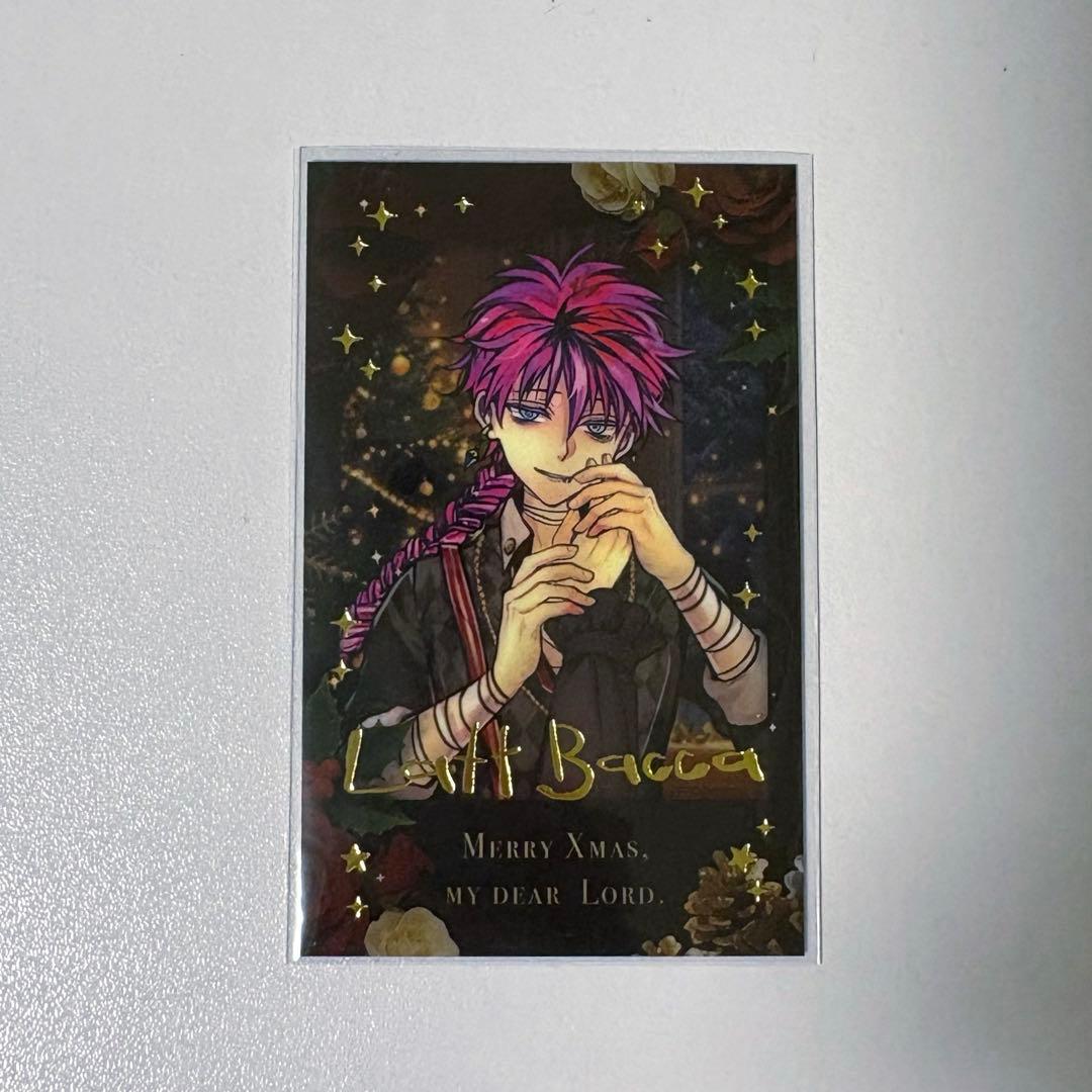 悪魔執事と黒い猫 ラト クリスマスチェキ風カード 箔押し レア あく