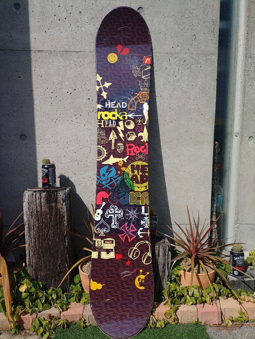 愛知 head 153cm グラトリ ロッカー ボード スノボー パウダー 雪山