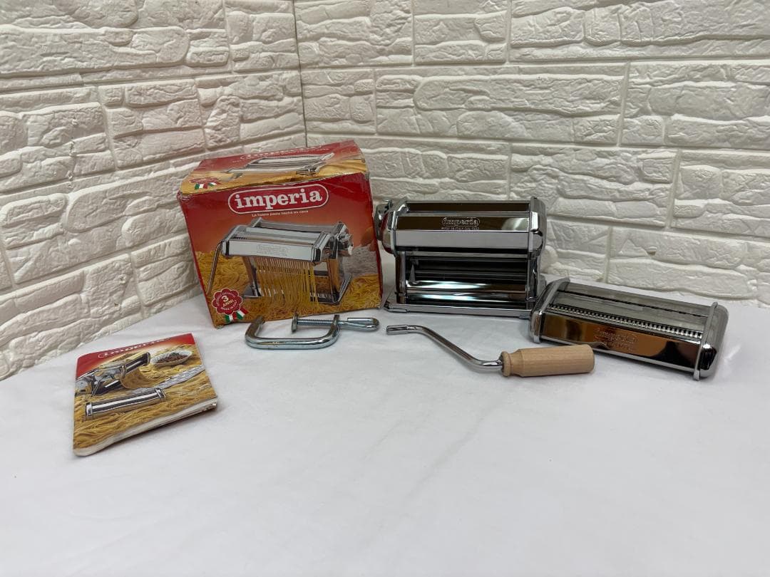 未使用 imperia インぺリア 手動式 パスタマシーン SP-150 楽天市場】家庭用手動式パスタマシン『インペリアSP150』【 2mm