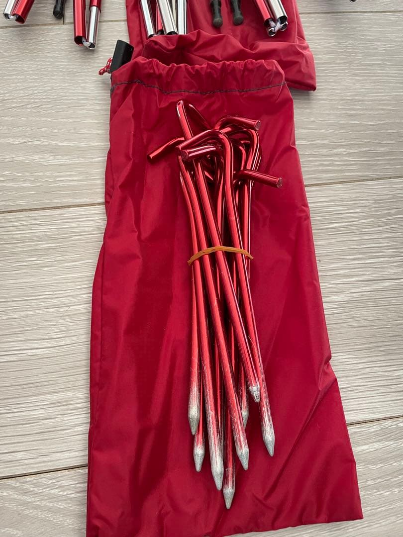 MSRエリクサー2とランデブー120タープセット アジャスタブルポール8ft