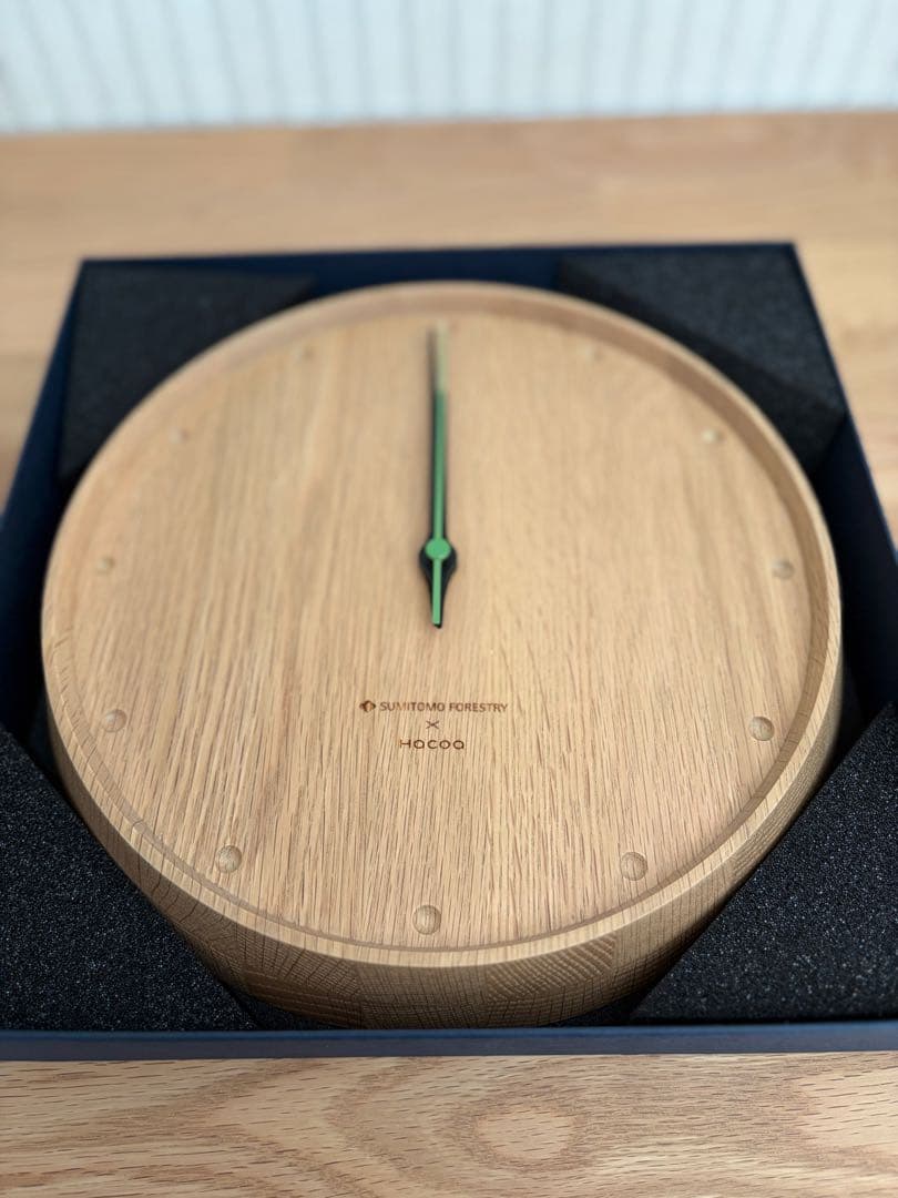SUMITOMO FORESTRY Hacoa 木製時計 オーク お値下げ不可 - メルカリ