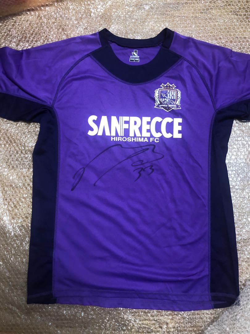サンフレッチェ広島 塩谷司 直筆サイン入りユニフォーム Lサイズ