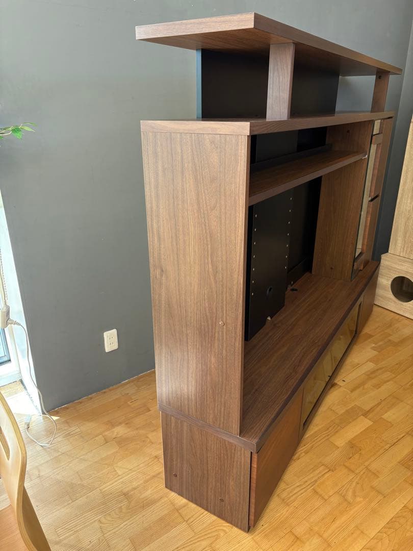 M047 モーブル製 ハイテレビボード テレビボード上下分割可能 幅