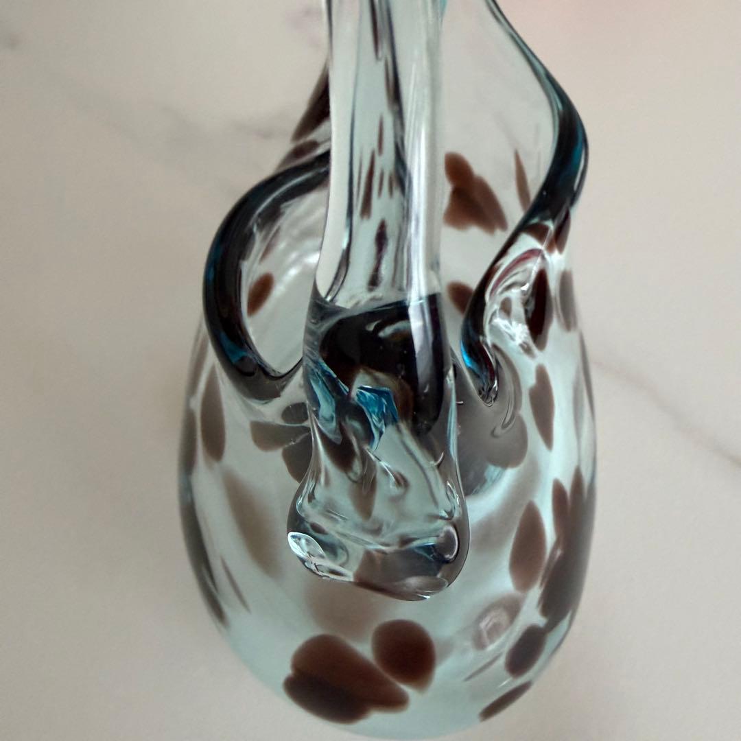 Sghr スガハラガラス】サック＊サイレントムーン・手作りガラス製花瓶