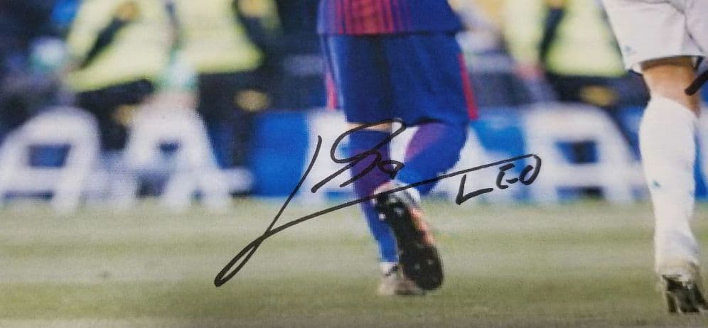 メッシ クリスティアーノ・ロナウド 直筆サイン 普通紙 - メルカリ