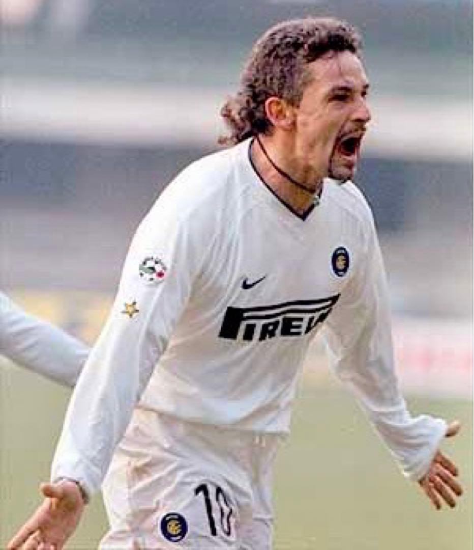 美品！】99/00 インテル ミラノ♯10 ロベルト・バッジョ【Lサイズ