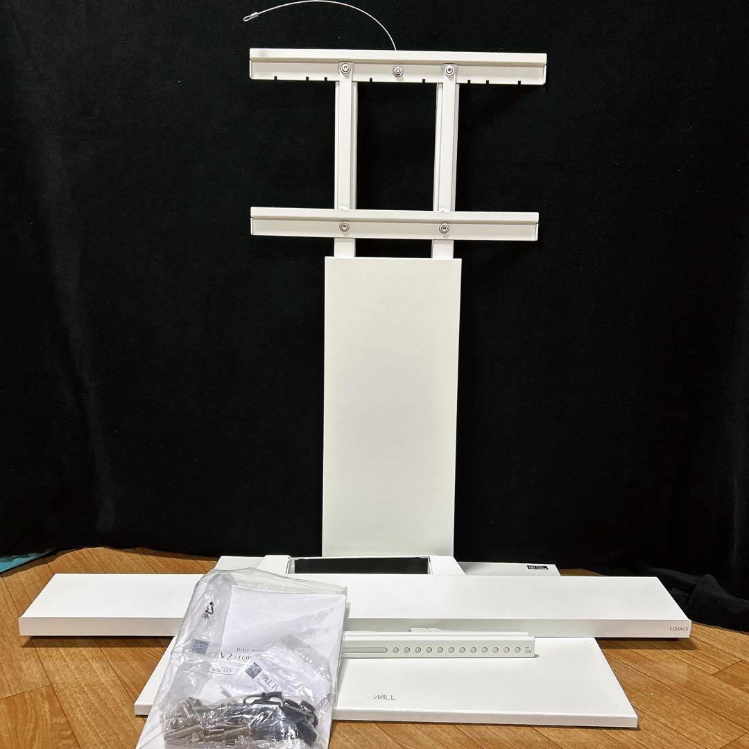 2万オフ✨EQUALS イコールズ　WALL V2 ロータイプ　サテンホワイト Amazon | EQUALS イコールズ テレビ台 壁寄せテレビスタンド WALL V2