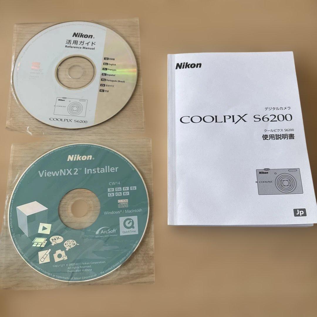 Nikon COOLPIX S6200 ホワイト 中古品 付属品・箱付あり