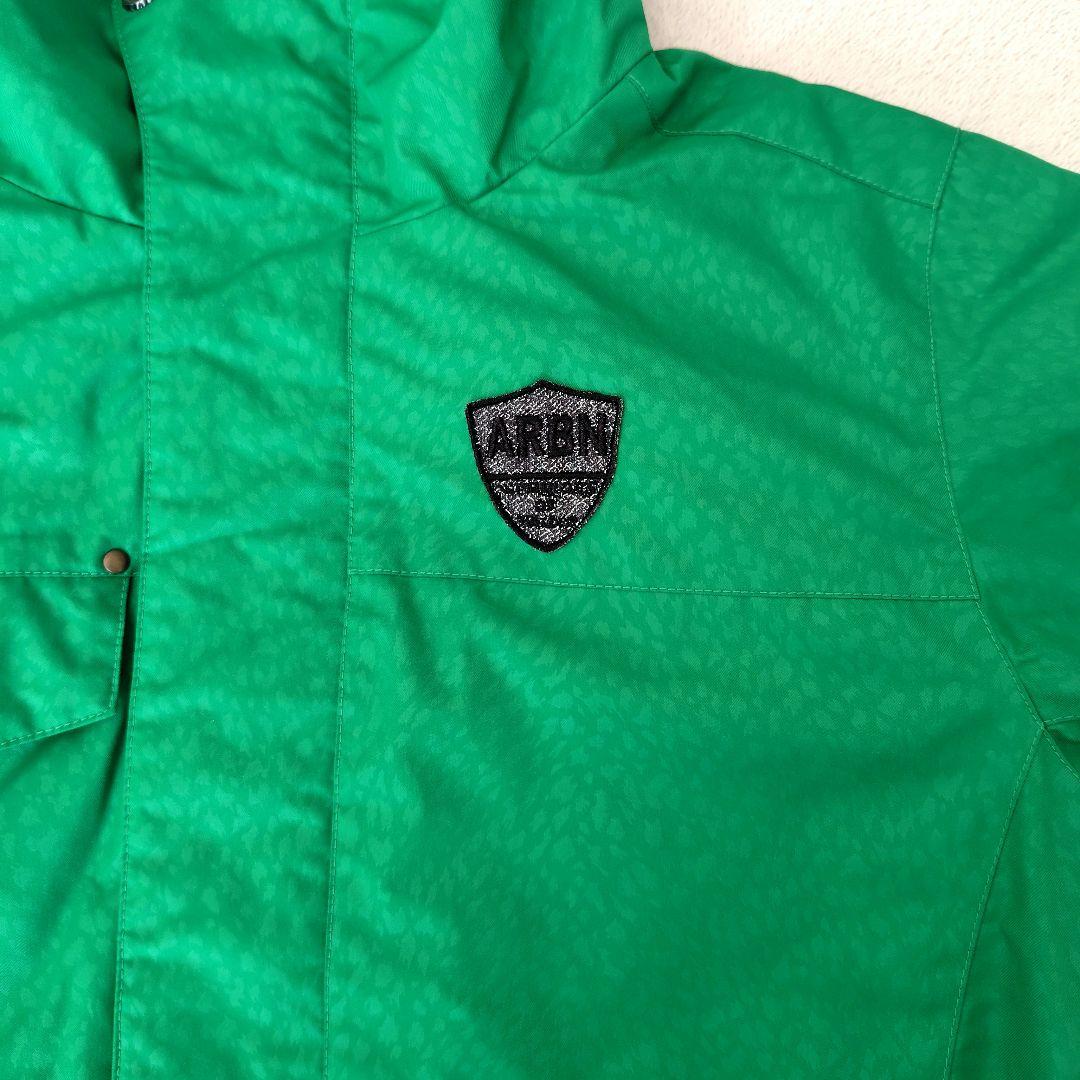 ARBN SNOWBOARDS / アシックス ウェア上下 グリーン／ターコイズ