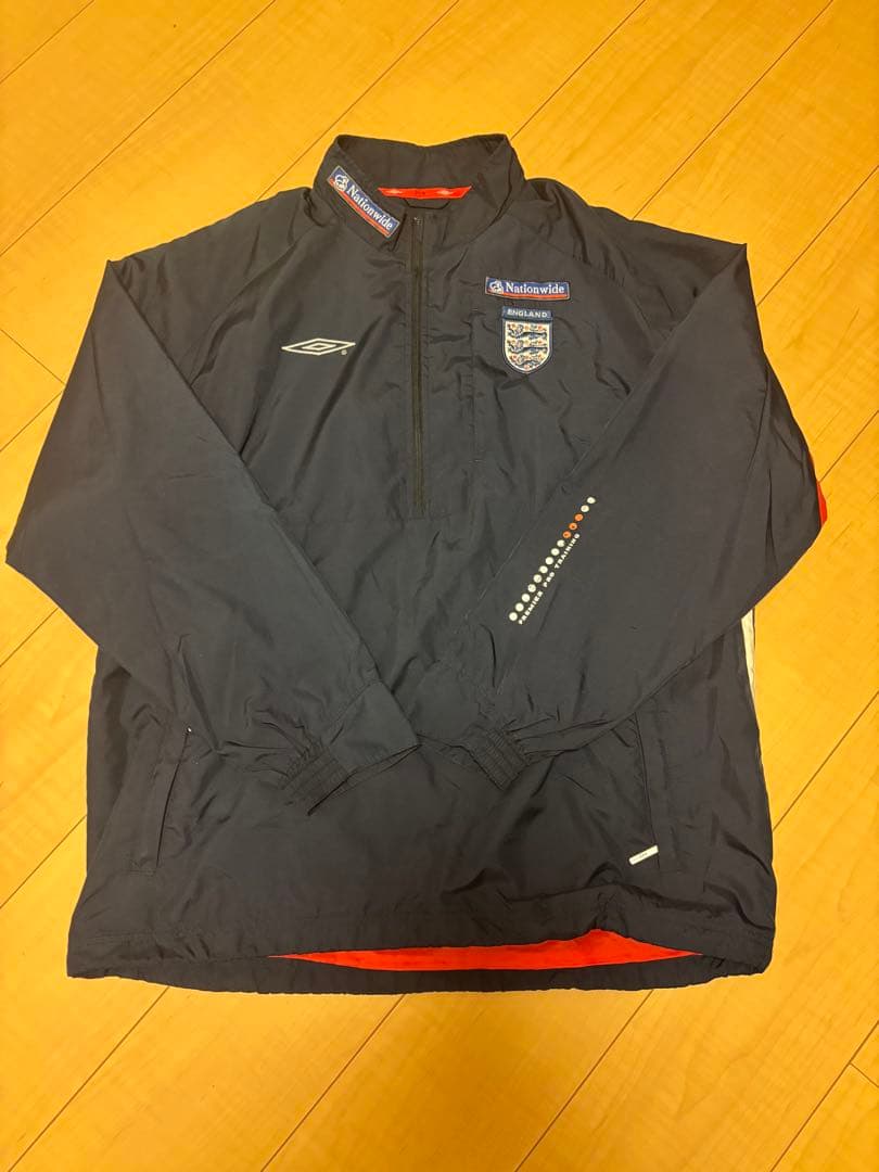UMBRO アンブロ　イングランド代表　ハーフジップ　ナイロンジャケット 中古・古着通販】UMBRO (アンブロ) ナイロンジャケットイングランド