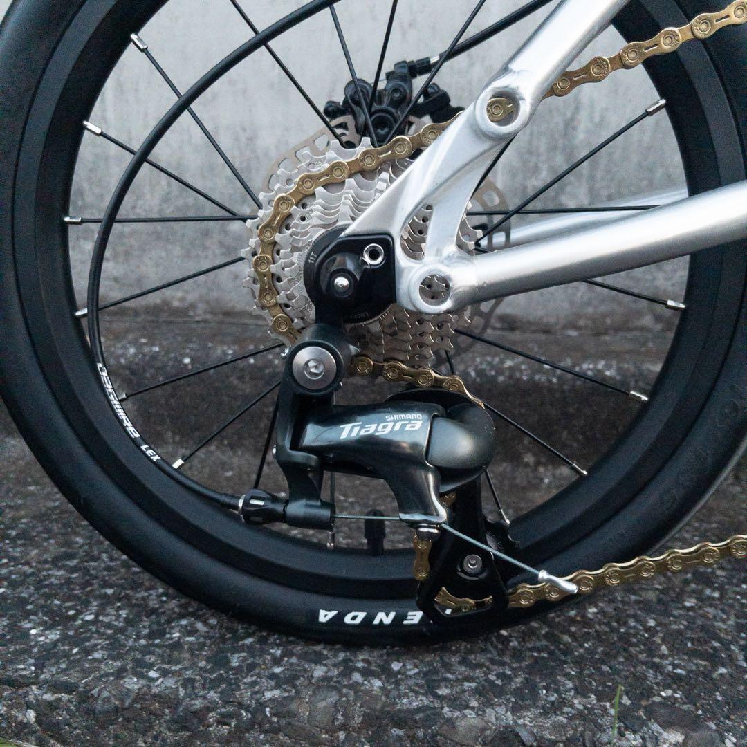 DAHON K9X 同等 ☆ 超軽量【8KG】☆Tiagra 10速 クリア塗装 - メルカリ