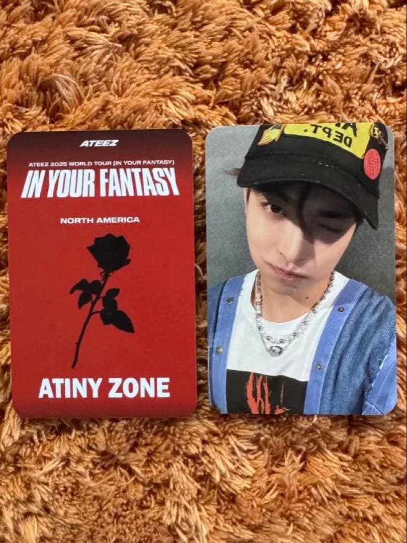 ホンジュン トレカ ATEEZ IYF アメツ ATINY ZONE ATEEZ サン USツアー IYF ATINY ZONE トレカ - メルカリ