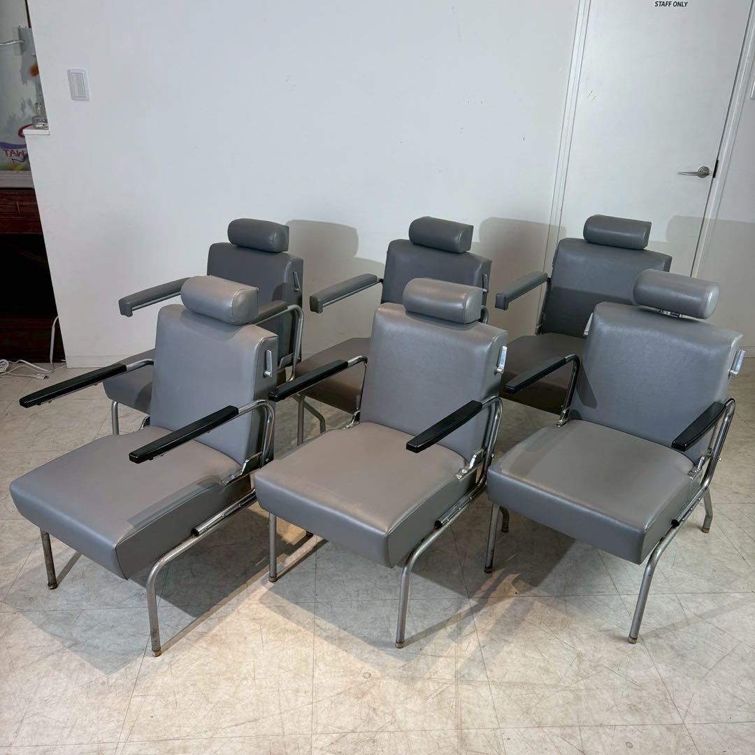 ヴィンテージ バーバーチェア サロンチェア 昭和レトロ 5/6 - メルカリ