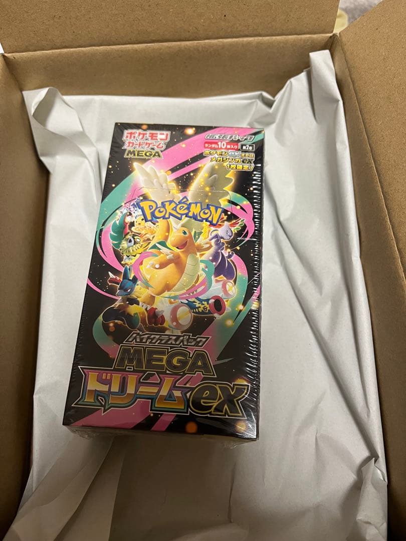 MEGAドリームEX シュリンクつき ポケモンカードゲーム 新品未開封 シュリンク付き ポケモンカード ハイ