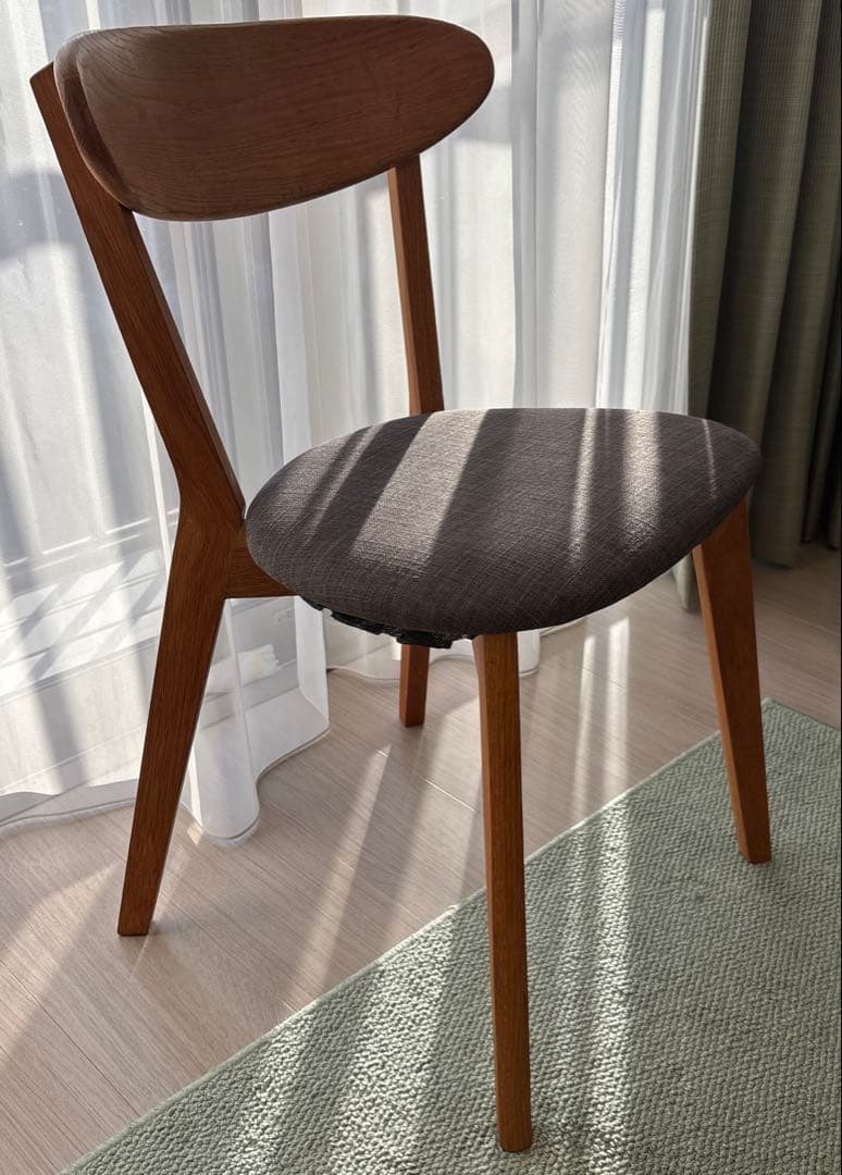 NOCEダイニングチェア(2) ニーチェアエックス ダークブラウン × キャメル | D&DEPARTMENT