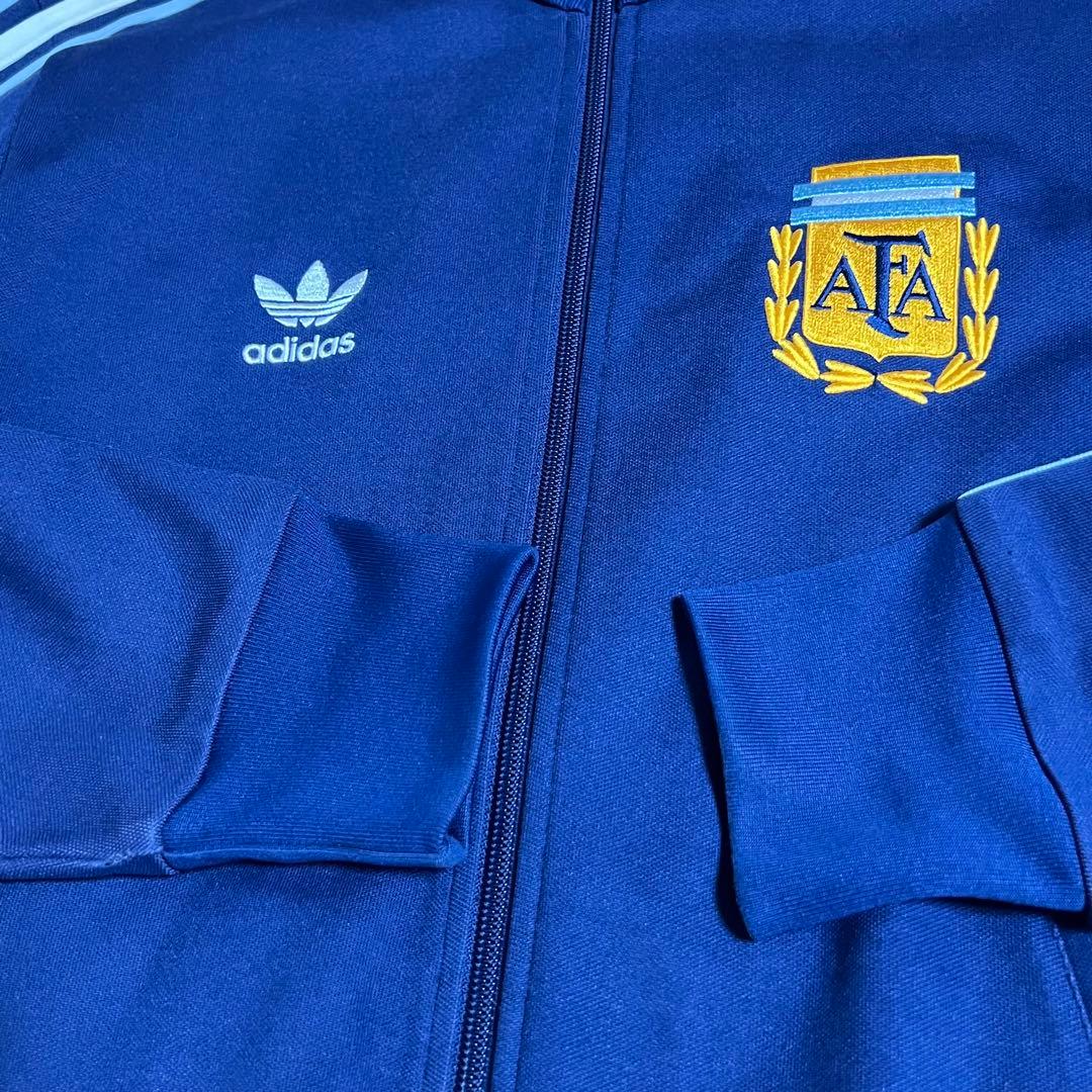 Y2K adidas/アルゼンチン代表 トラックジャケット/M/ネイビー - メルカリ