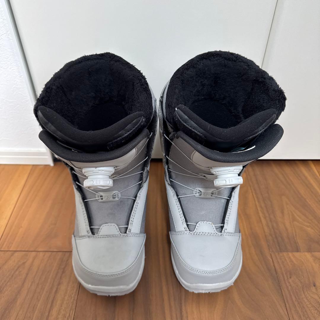 【ほぼ新品】24cm K2 HAVEN スノーボードブーツ BOA ボア ヘブン ケーツー ヘブン ライト グレー_HAVEN LIGHT GREY KB25130201 25-26年