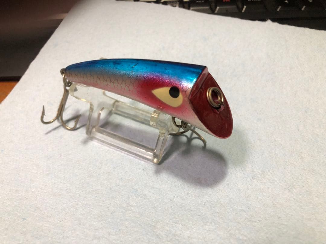 ヘドン heddon ヘッドプラグ 美品 希少 カラー 5／8 メッキ青赤銀 Yahoo!オークション -「ヘドン heddon ヘッドプラグ」の落札相場・落札価格