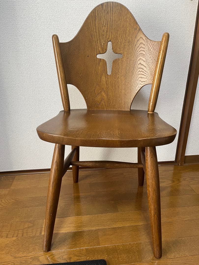 ①WINDS太平 ダイニングチェア チャーチチェア 十字架 飛騨家具 WINDS 太平 チャーチチェア ダイニングチェア 椅子 飛騨家具