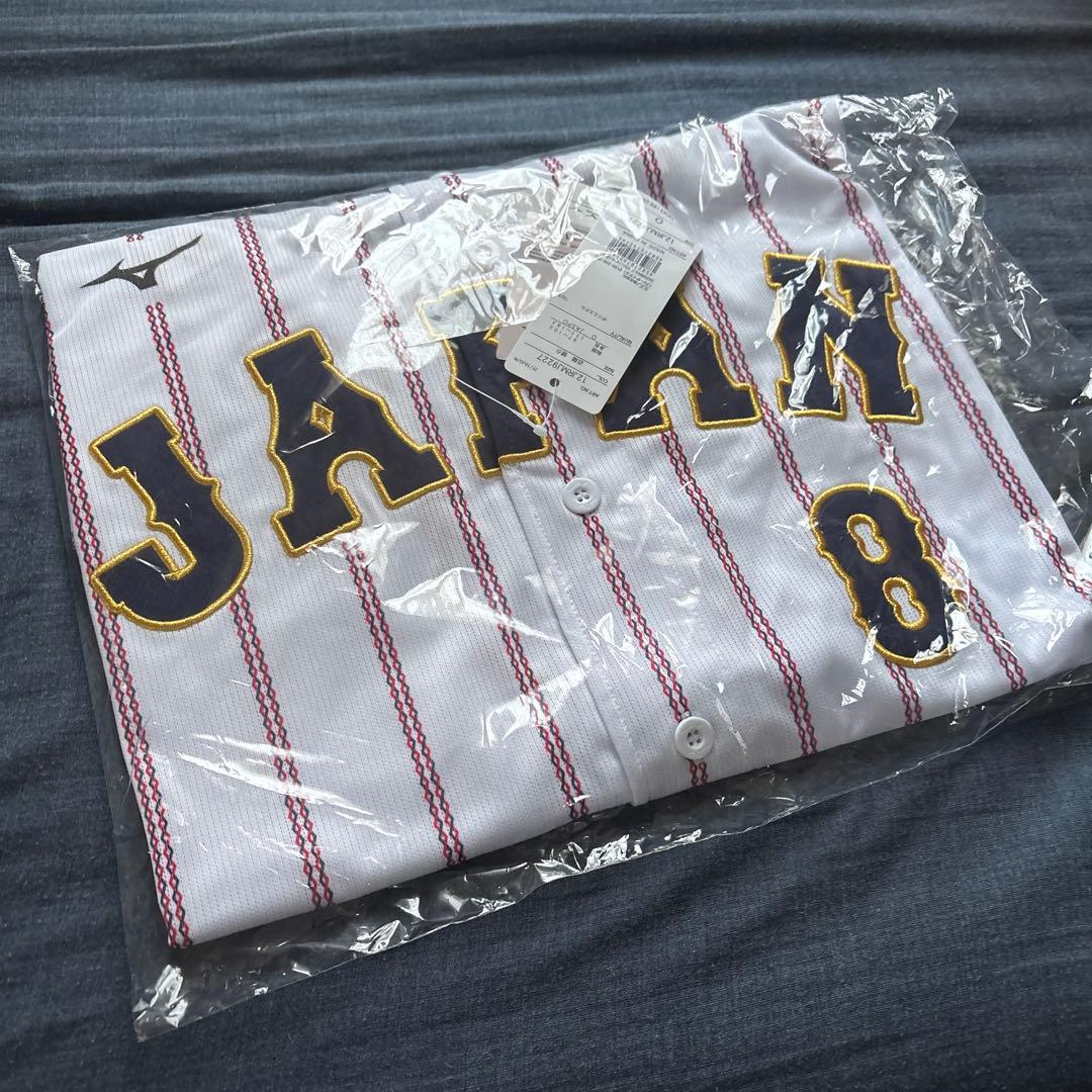 新品未開封】WBC侍ジャパン 近藤健介 ホームVer.レプリカユニフォーム