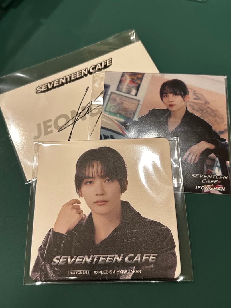 SEVENTEEN セブチカフェ ジョンハン 特典 ステッカー コースター