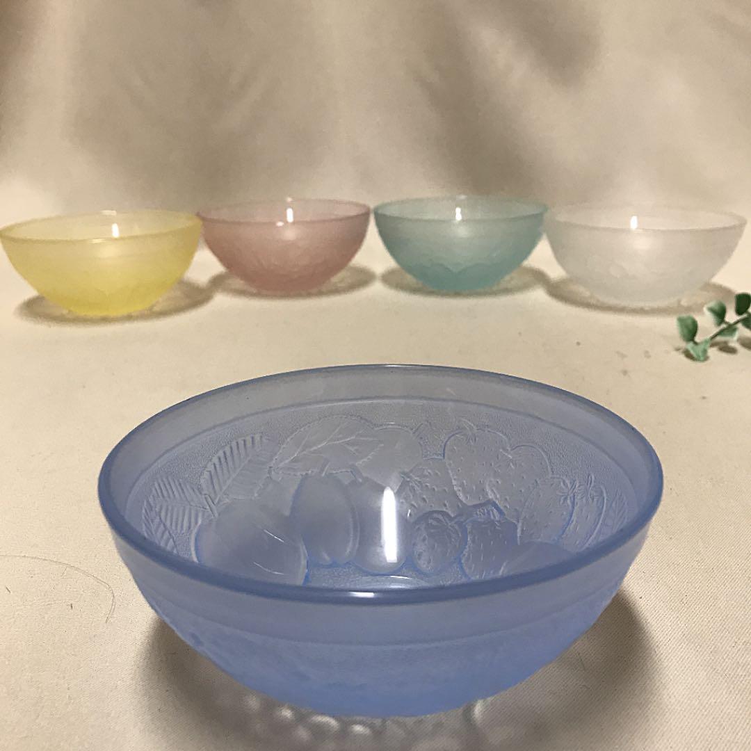 フランス製 リュミナルク カラーボウル サラダボウル 5個 深皿 アルク