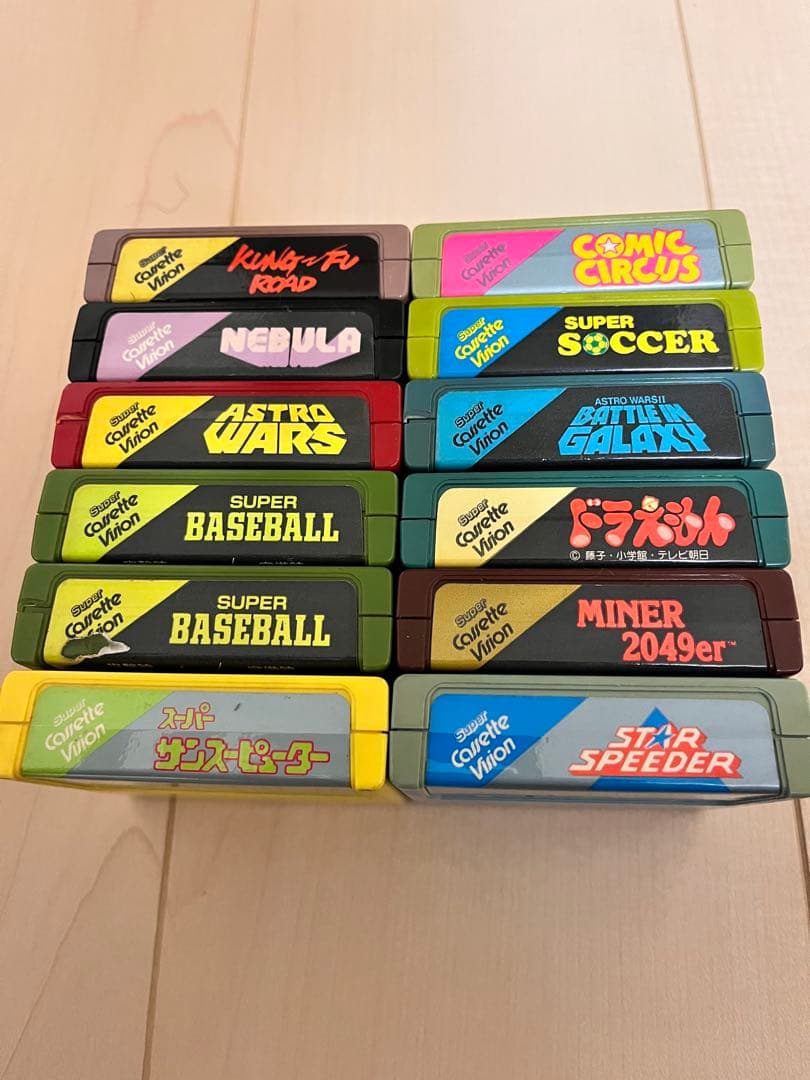 スーパーカセットビジョン ソフト まとめ売り 動作未確認 レトロゲーム