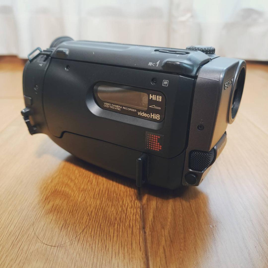 動作確認済】SONY 高画質 8ミリ Hi8 ビデオカメラ CCD-TR3 - メルカリ