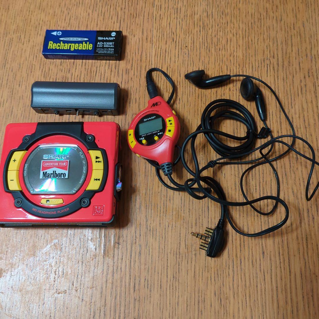 マルボロ　MD SHARP Marlboro MDプレイヤー　MD-SS302M Amazon | SHARP シャープ MD-ST600-S シルバー系 ポータブルMD