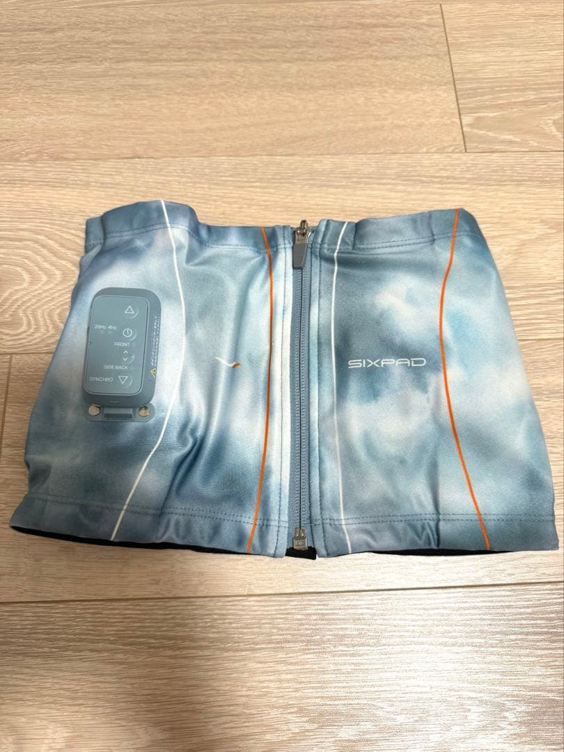 シックスパッド　コアベルト　青色　サイズS 腹筋ベルト シックスパッド パワースーツ コアベルト SE-BS-00A-S