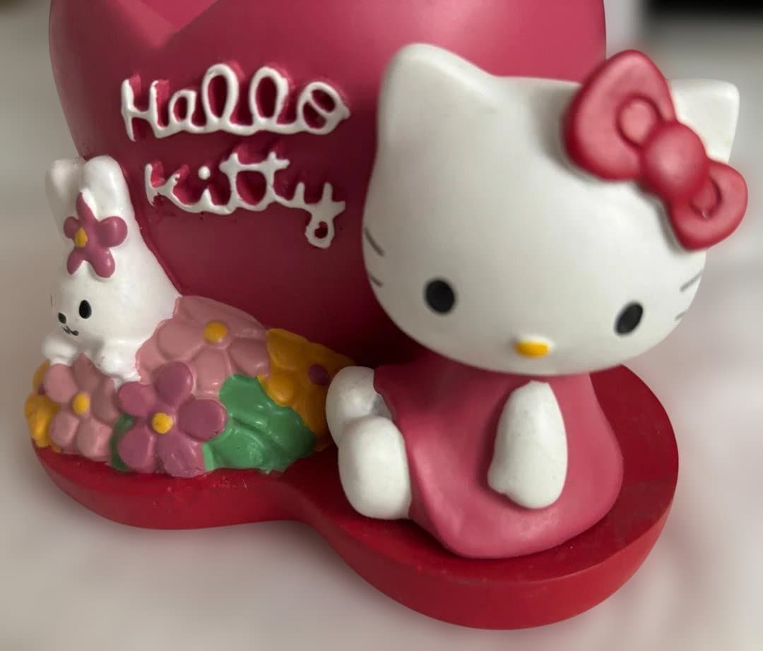 未使用 ハローキティーちゃん 鉢 プランター 置物 プリザーブド