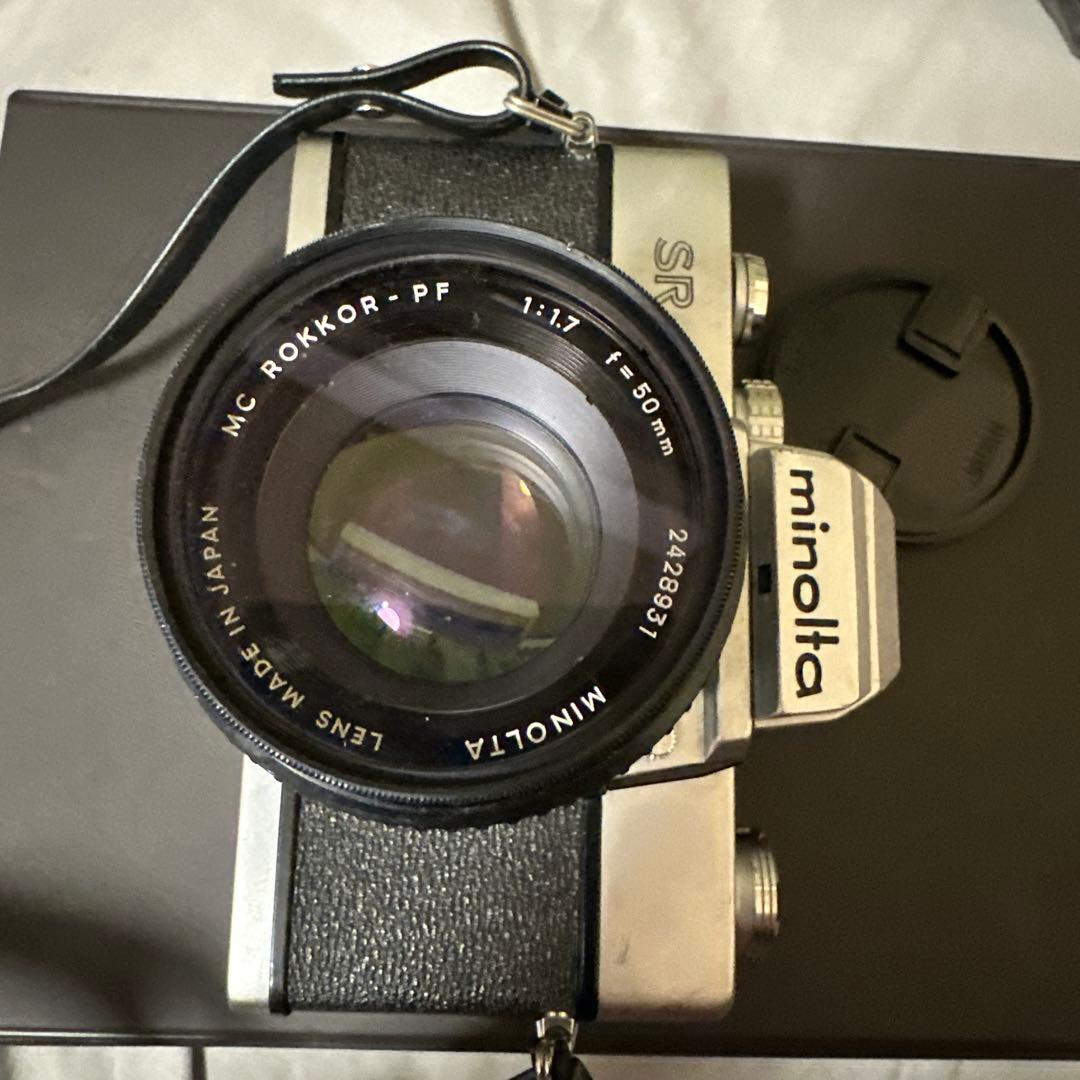 Minolta SR505 フィルムカメラ 55mmレンズ付き - メルカリ
