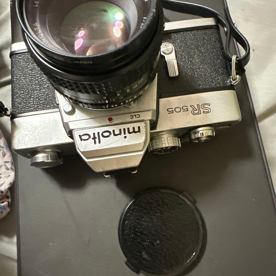 Minolta SR505 フィルムカメラ 55mmレンズ付き - メルカリ