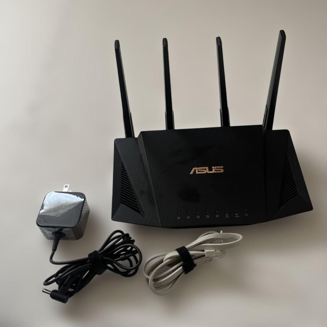 ASUS RT-AX3000 無線LANルーター 4本アンテナ - メルカリ