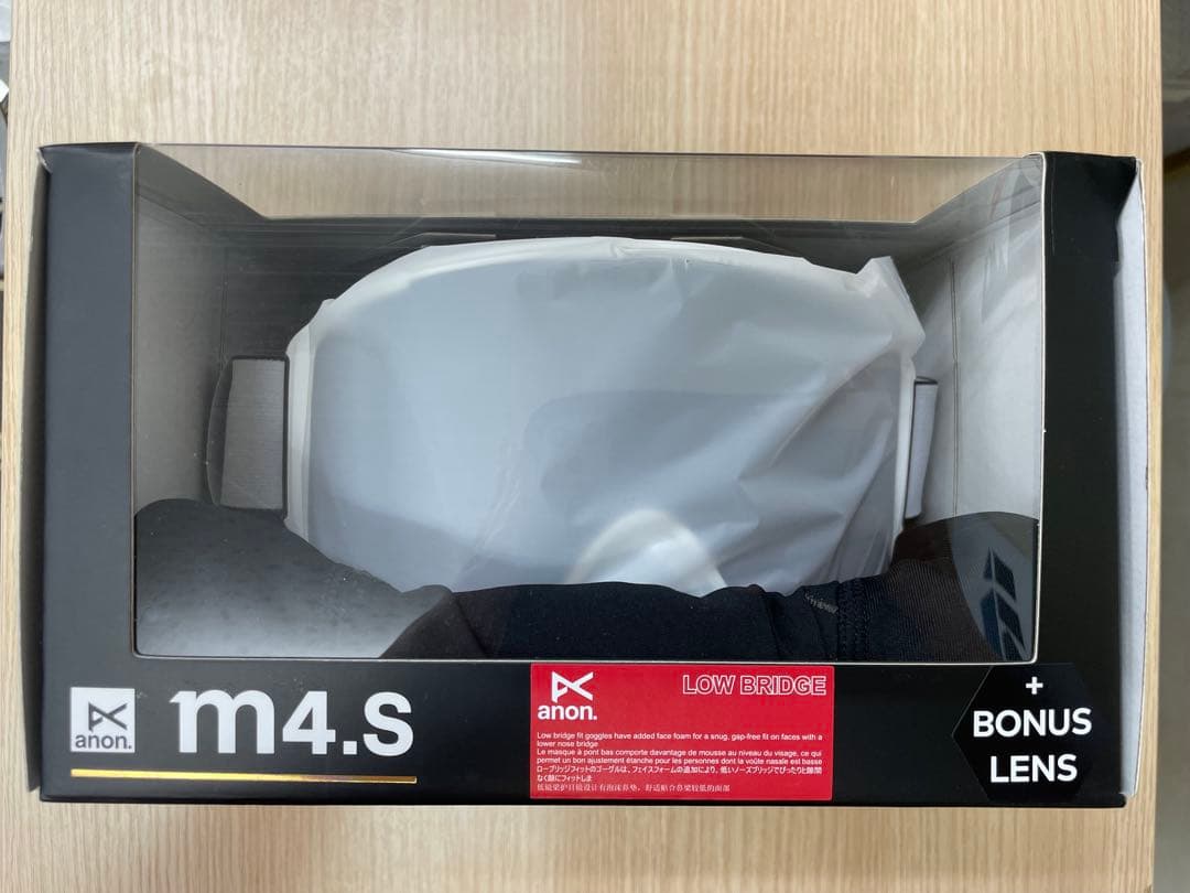 スキー・スノーボードアクセサリー anon. 24-25 M4S WHITE anon 24-25 ANON ゴーグル スノーボード M4 Toric Low Bridge+ボーナス