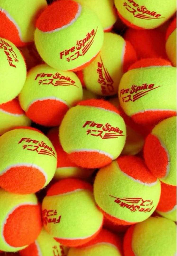 fire spike 子供用テニスボール ヘッド（HEAD）（キッズ）ジュニア テニスボール 3球入り STAGE 3 RED