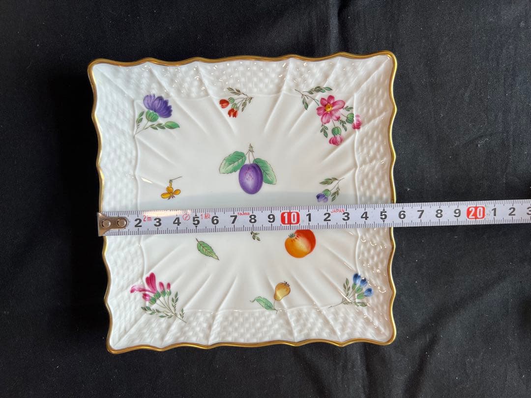 リチャードジノリ　ペルージャ　スクエアプレート　15.5cm