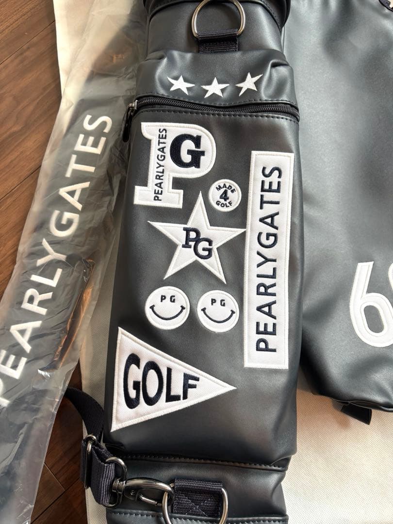 新品】PEARLY GATES セルフスタンドバッグ ネイビー - メルカリ