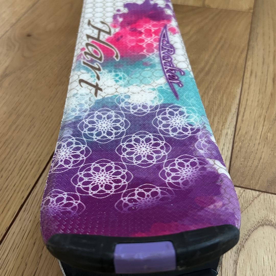 Hart女性用 スキー板145㎝ 紫白 小学校高学年・中学生 ジュニアスキー