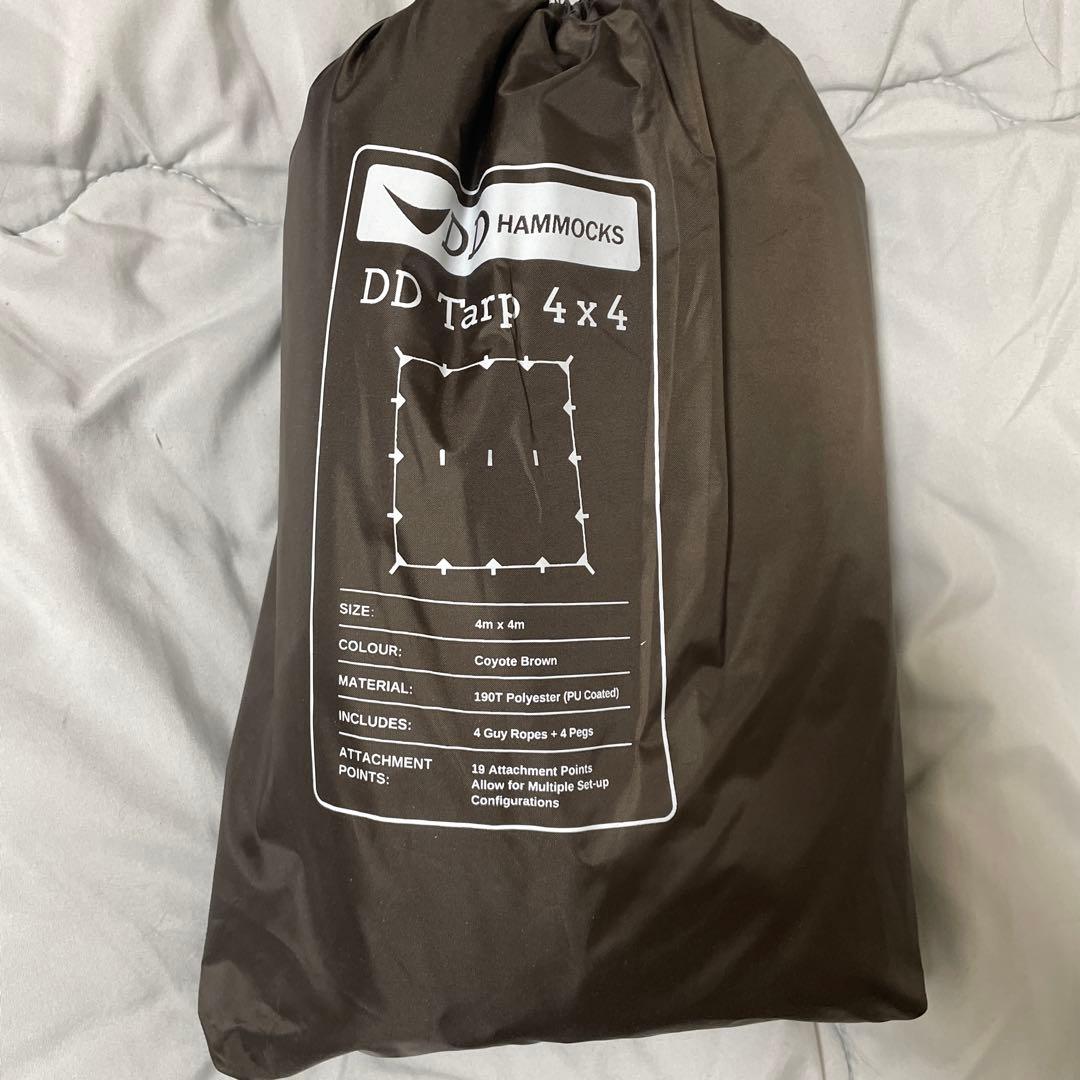 【新品未使用】DDタープ 4m DD Tarp 4×4 DDハンモック　コヨーテ DDタープ 4m DD Tarp 4×4 DDハンモック Hammocks 大型 日よけ 防水