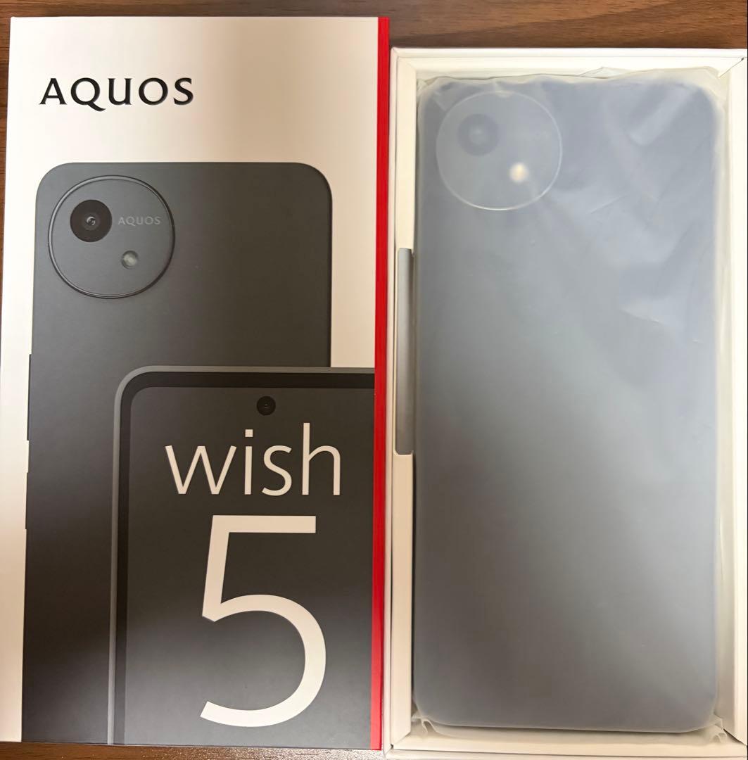 SHARP AQUOS wish5 SH-52F (SUMI) 新品同様品 AQUOS wish 【新品同様】AQUOS wish5 SH-52F スミ ブラック docomo SIM