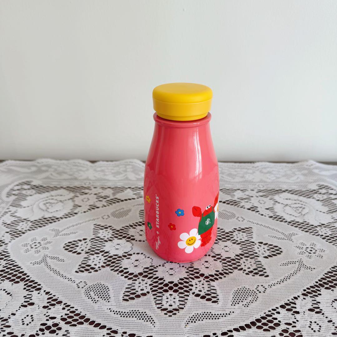 海外限定✨】 新品未使用 Wiggle Wiggle スタバコラボ 水筒ピンク