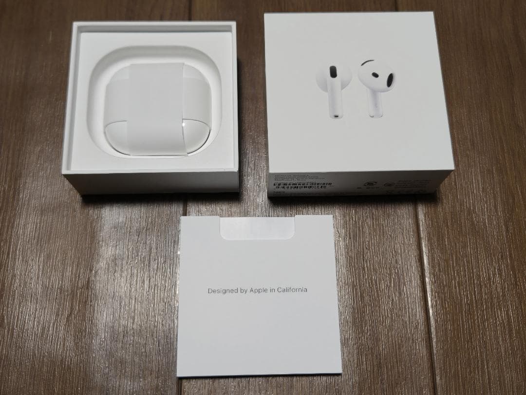 （ほぼ新品）Apple AirPods 4 NC非搭載 USB-Cタイプ アクティブノイズキャンセリング搭載AirPods 4を購入 - Apple（日本）