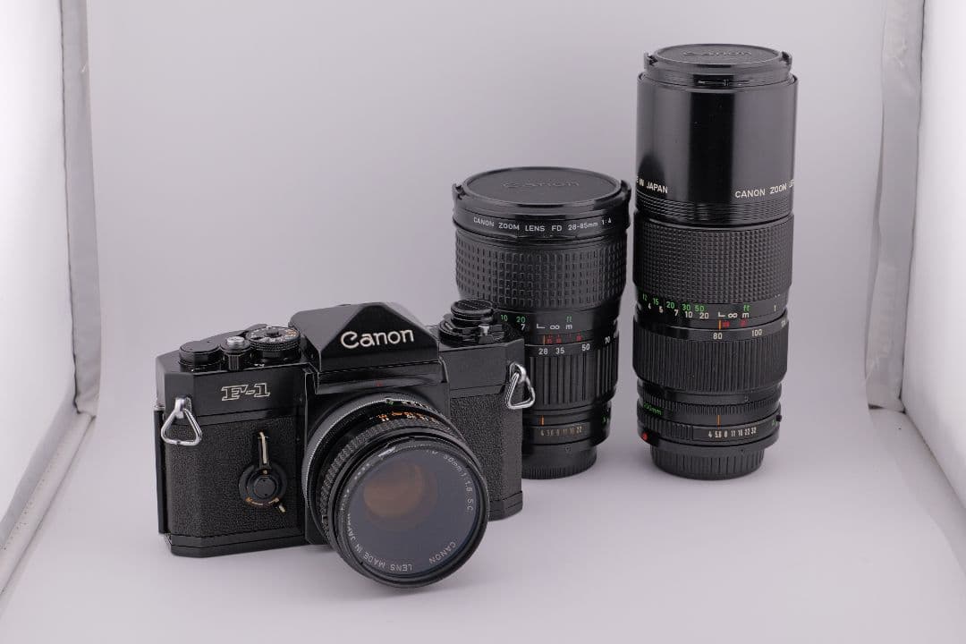 Canon F-1 前期型 + FDレンズ3本 Canon F-1を徹底解説。作例からおすすめレンズまで | ONE SCENE（ワン